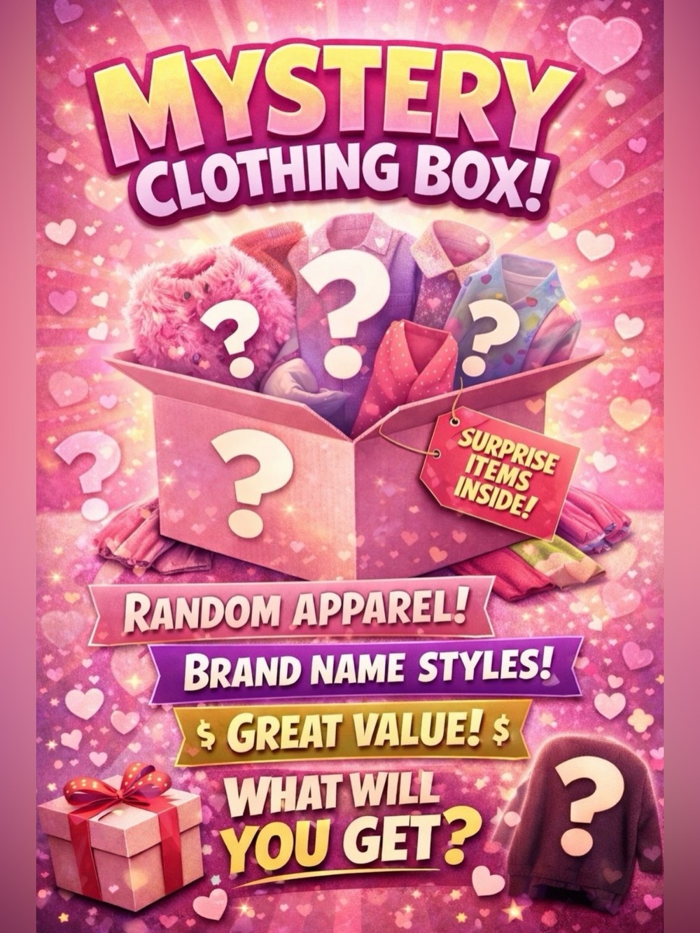 Mystery clothing bundle